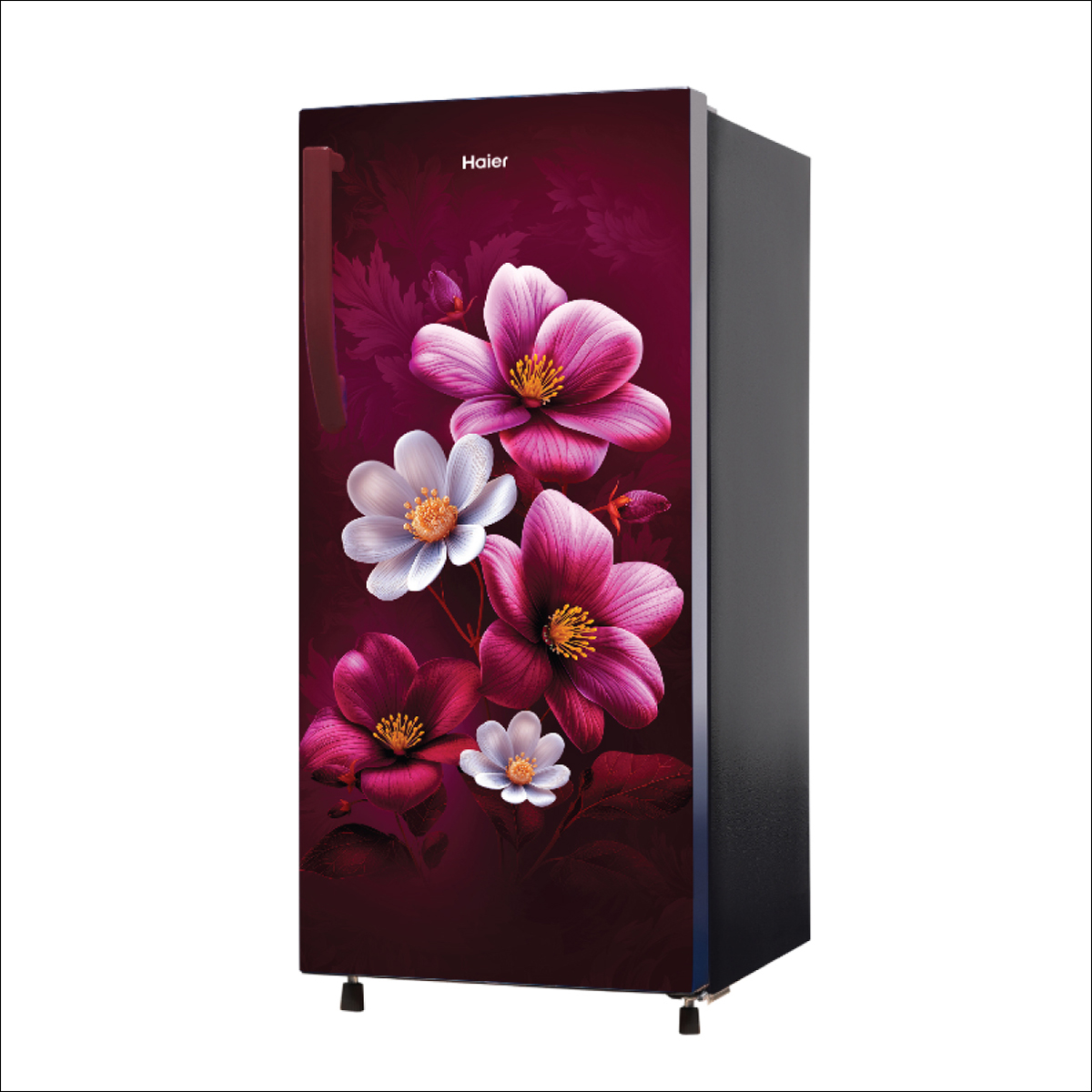 Haier 190L 1 Star Red Animone Single Door Refrigerator